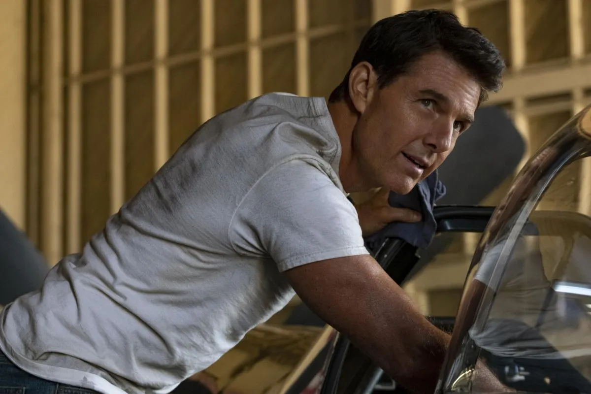 Cuplikan penampilan Tom Cruise di dalam film "Top Gun"(2022). (ANTARA/situs web Skydance Media)